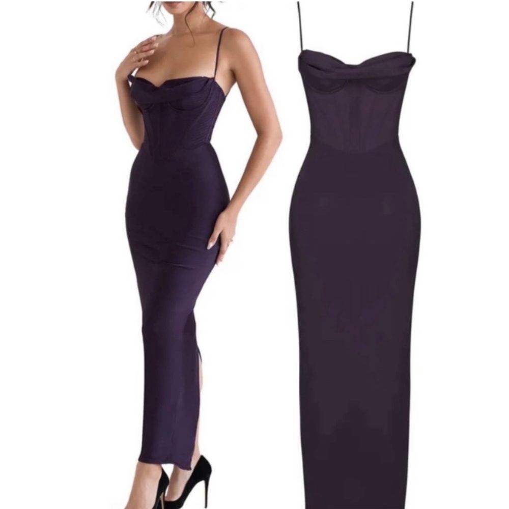 House of CB Purple Maxi Dress